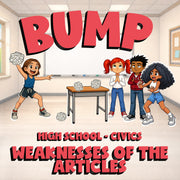 Weaknesses of the Articles BUMP Civics Game - No Prep Review Activity