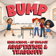 Adaptation & Tradeoffs BUMP Science Game - No Prep AP Biology Review Activity