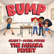 The Sahara Desert BUMP Socials Game - No Prep Grade 7 Review Activity