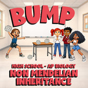 Non Mendelian Inheritance BUMP Science Game - No Prep AP Biology Review Activity