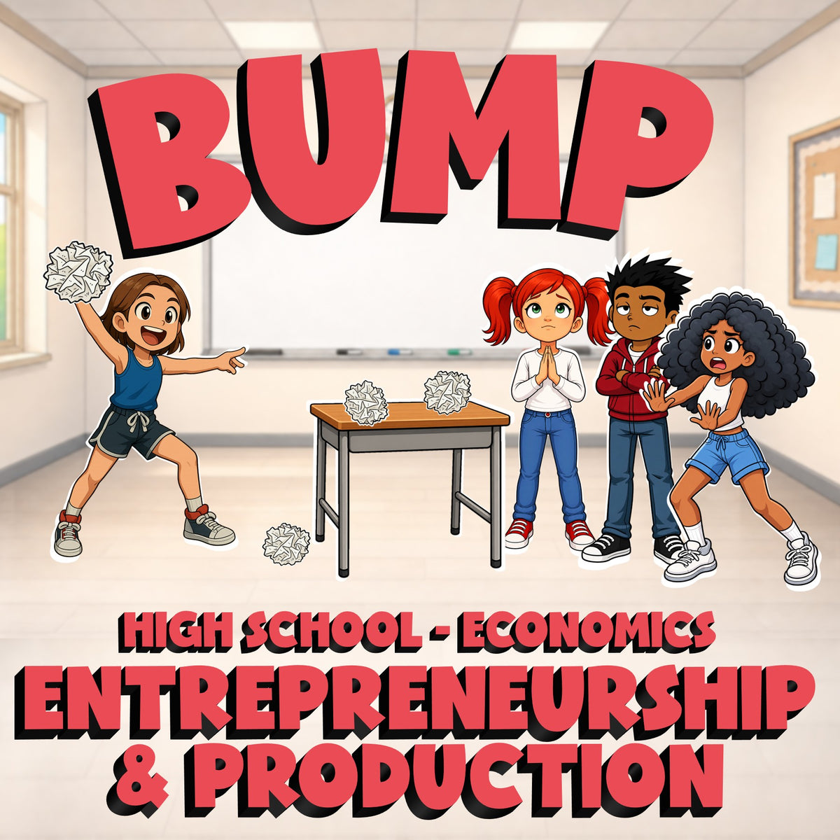 Entrepreneurship & Production BUMP Economics Game - No Prep Review Activity