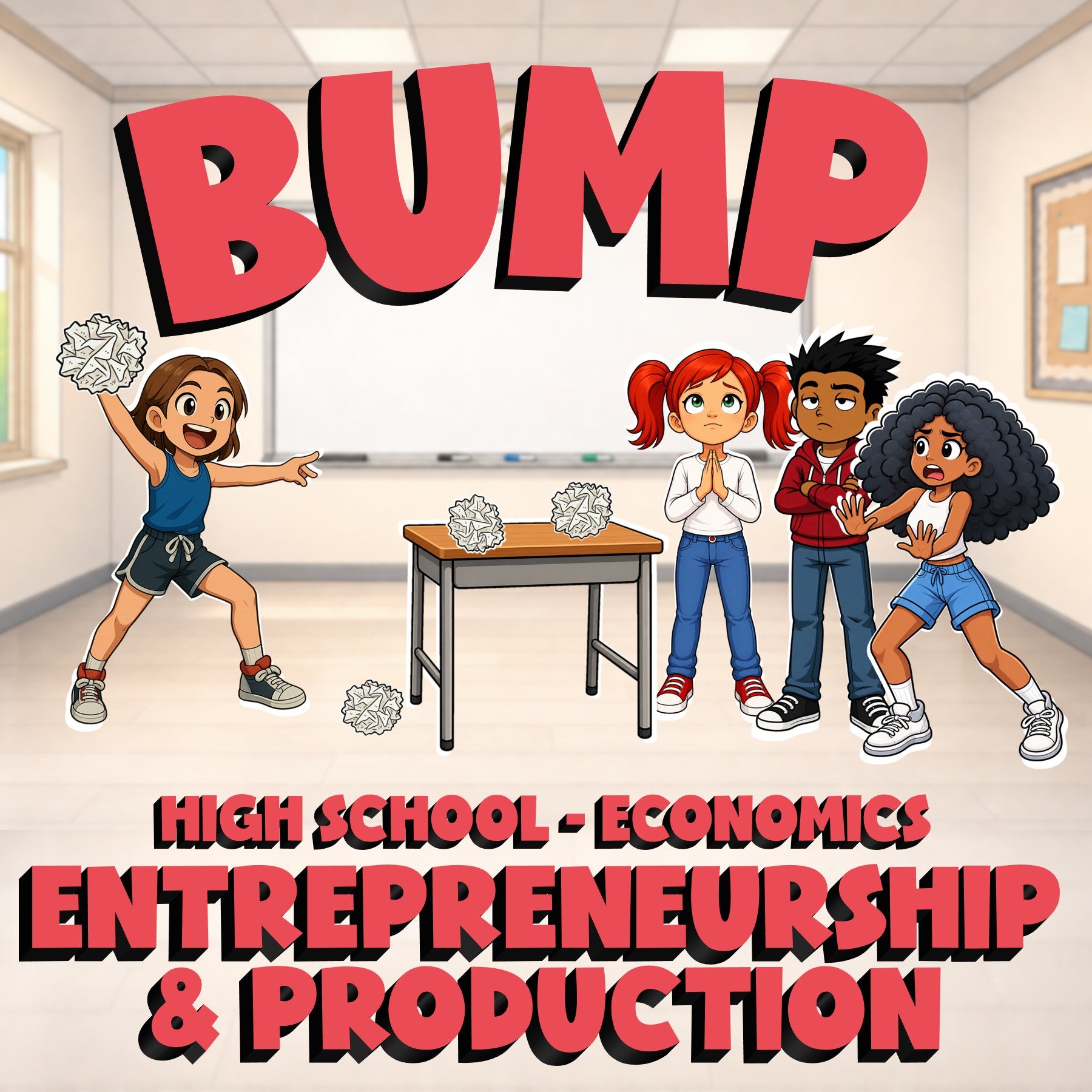 Entrepreneurship & Production BUMP Economics Game - No Prep Review Activity