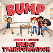 Energy Transformation BUMP Science Game - No Prep Grade 7 Review Activity