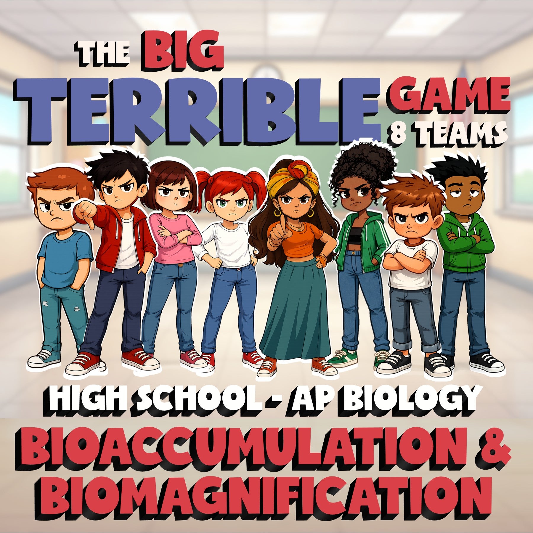 Bioaccumulation & Biomagnification BIG TERRIBLE GAME - AP Biology Science Review