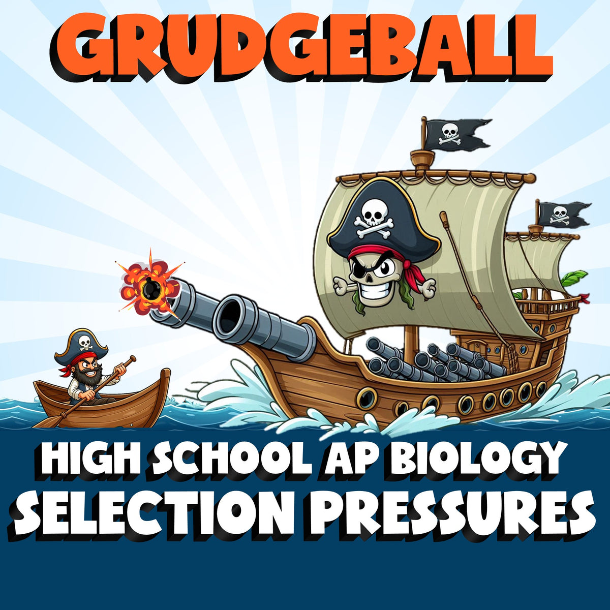 Selection Pressures GRUDGEBALL Science Game - No Prep AP Biology Review Activity
