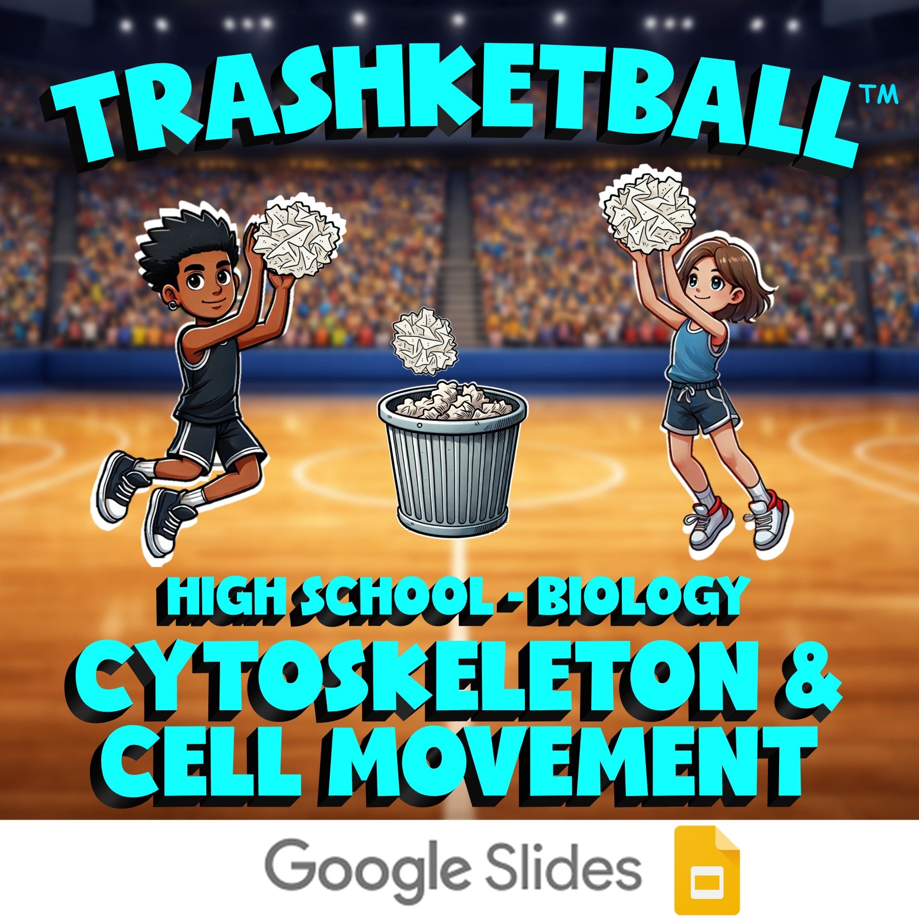 Cytoskeleton & Cell Movement TRASHKETBALL Science Game - No Prep Biology Review