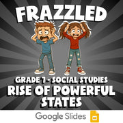 Rise of Powerful States FRAZZLED Socials Game - No Prep Grade 7 Review Activity