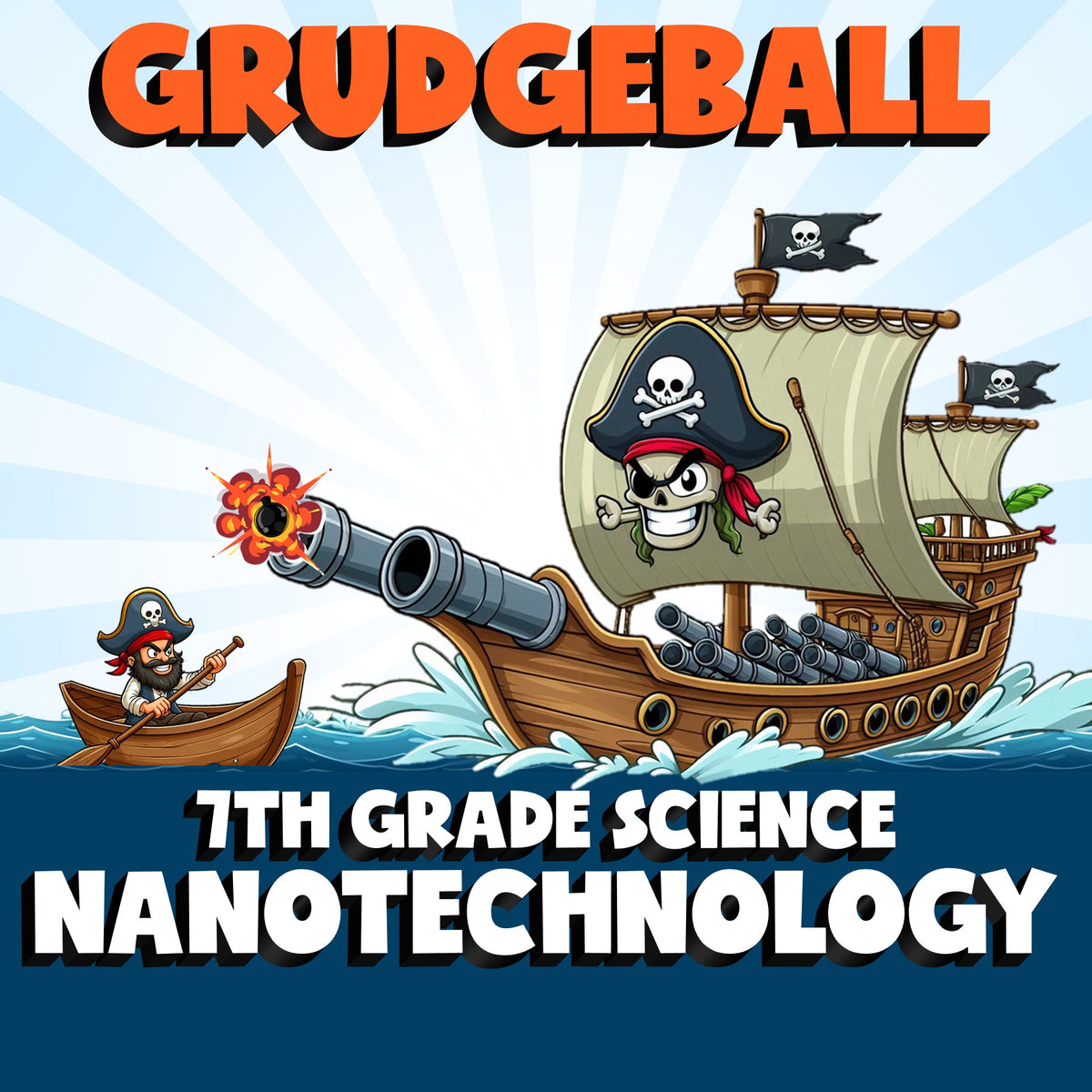 Nanotechnology GRUDGEBALL Science Game - No Prep Grade 7 Review Activity