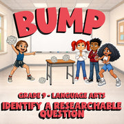 Identify a Researchable Question BUMP ELA Game - No Prep Grade 9 Review Activity