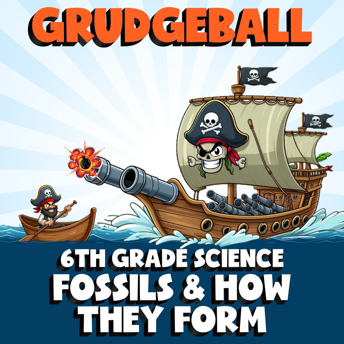 Fossils & How They Form GRUDGEBALL Science Game - No Prep Grade 6 Review