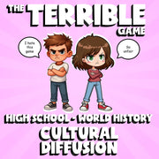 Cultural Diffusion THE TERRIBLE GAME - No Prep World History Review Activity