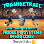 Models & Systems in Biology TRASHKETBALL Science Game - No Prep AP Biology