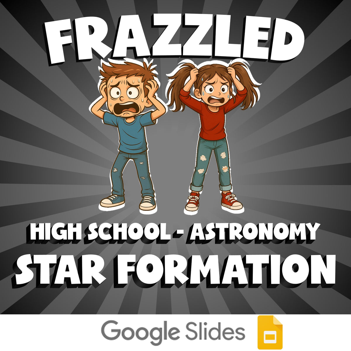 Star Formation FRAZZLED Science Game - No Prep Astronomy Review Activity