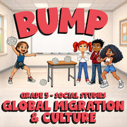 Global Migration & Culture BUMP Socials Game - No Prep Grade 5 Review Activity