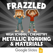 Metallic Bonding & Materials FRAZZLED Science Game - No Prep Chemistry Review