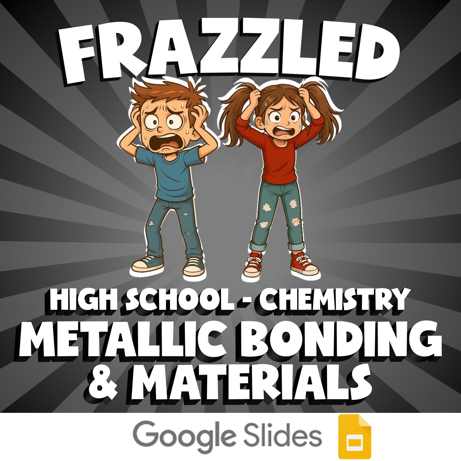 Metallic Bonding & Materials FRAZZLED Science Game - No Prep Chemistry Review
