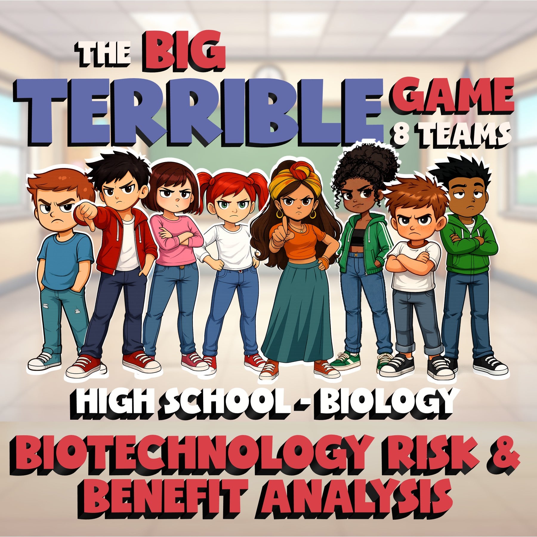 Biotechnology Risk & Benefit Analysis BIG TERRIBLE GAME - Biology Science Review
