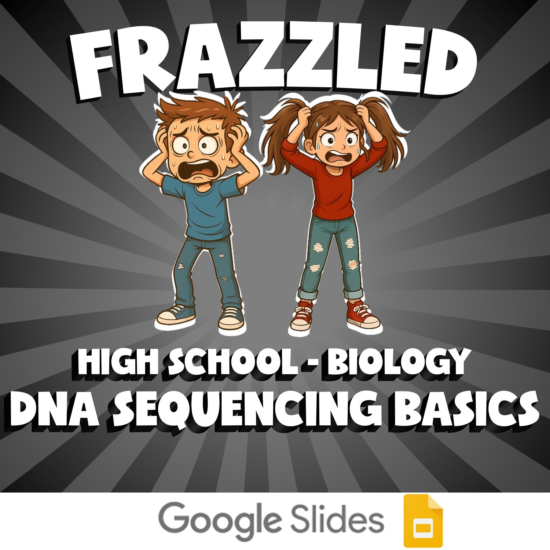 DNA Sequencing Basics FRAZZLED Science Game - No Prep Biology Review Activity