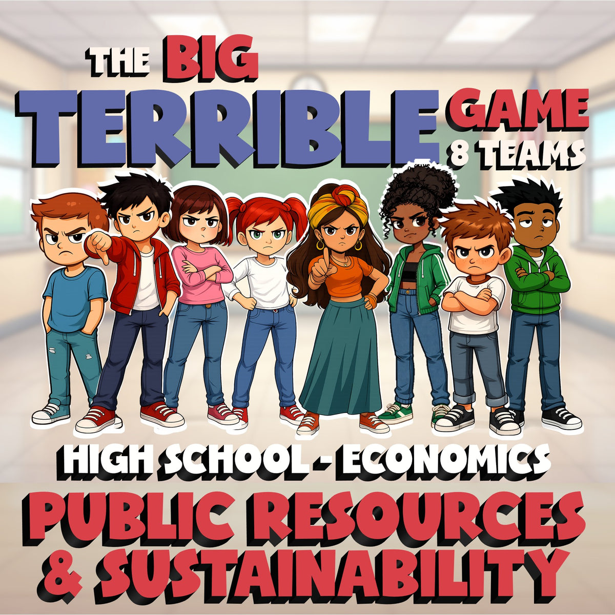 Public Resources & Sustainability BIG TERRIBLE GAME - No Prep Economics Review