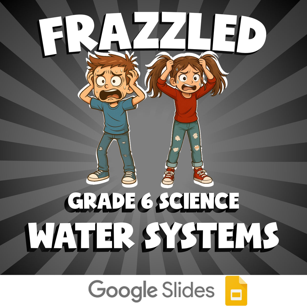 Water Systems FRAZZLED Science Game - No Prep Grade 6 Review Activity