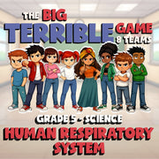 Human Respiratory System BIG TERRIBLE GAME - No Prep Grade 5 Science Review