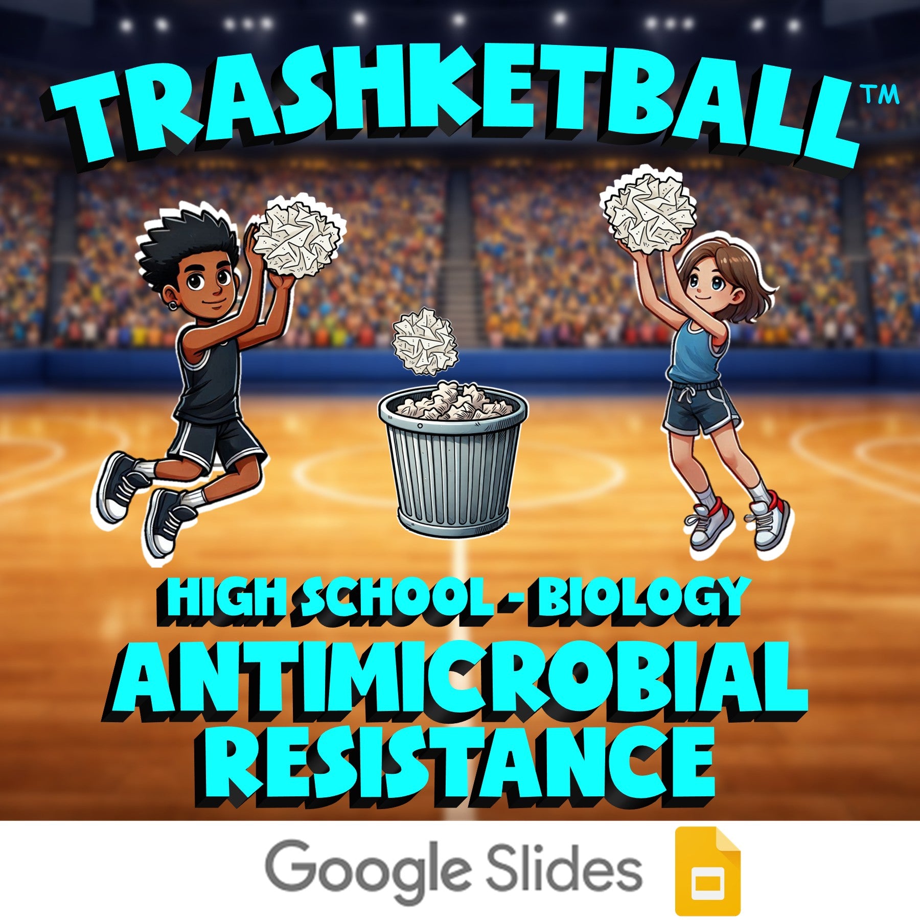 Antimicrobial Resistance TRASHKETBALL Science Game - No Prep Biology Review