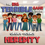 Heredity BIG TERRIBLE GAME - No Prep Grade 8 Science Review Activity