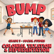 Colonial Taxation & Representation BUMP Socials Game - No Prep Grade 5 Review