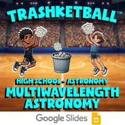 Multiwavelength Astronomy TRASHKETBALL Science Game - No Prep Astronomy Review