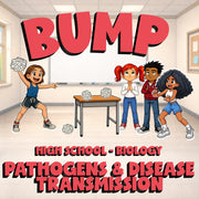 Pathogens & Disease Transmission BUMP Science Game - No Prep Biology Review