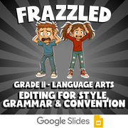 Editing for Style, Grammar & Convention FRAZZLED ELA Game - No Prep Grade 11