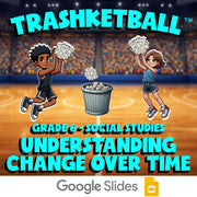 Understanding Change Over Time TRASHKETBALL Socials Game - No Prep Grade 6