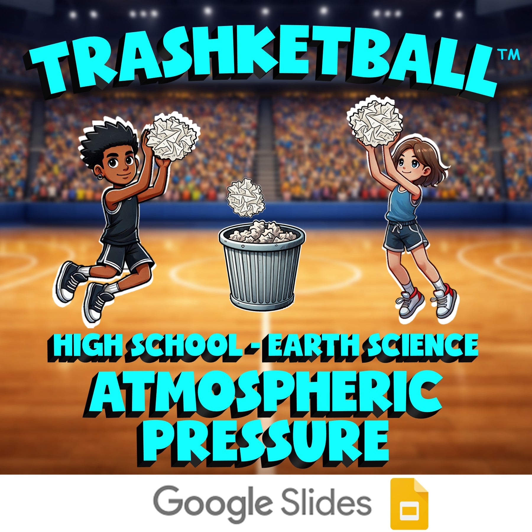 Atmospheric Pressure TRASHKETBALL Game - No Prep Earth Science Review Activity
