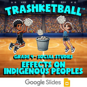 Effects on Indigenous Peoples TRASHKETBALL Socials Game - No Prep Grade 4 Review