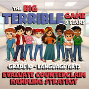 Evaluate Counterclaim Handling Strategy BIG TERRIBLE GAME - Grade 10 ELA Review