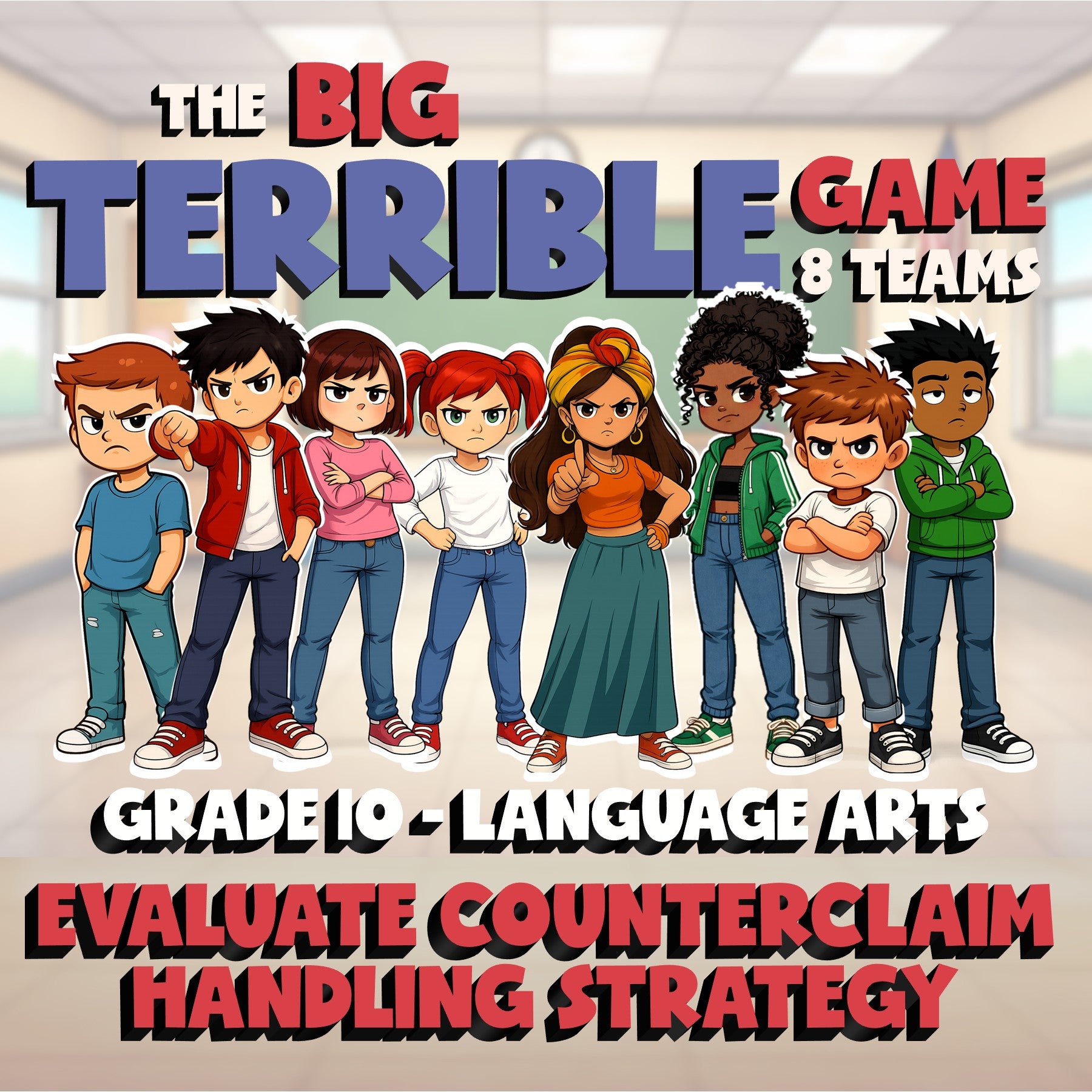 Evaluate Counterclaim Handling Strategy BIG TERRIBLE GAME - Grade 10 ELA Review