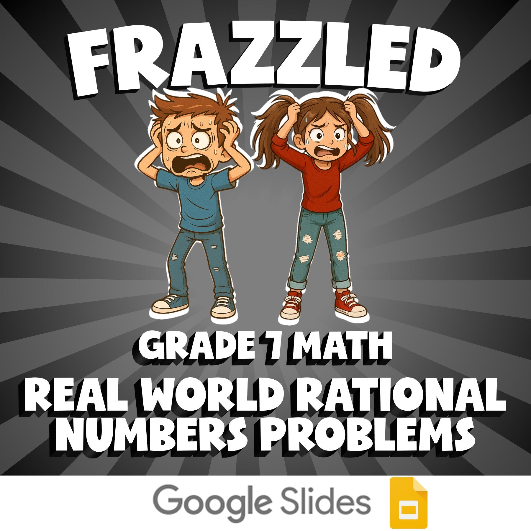 Real World Rational Numbers Problems FRAZZLED Math Game - No Prep Grade 7 Review