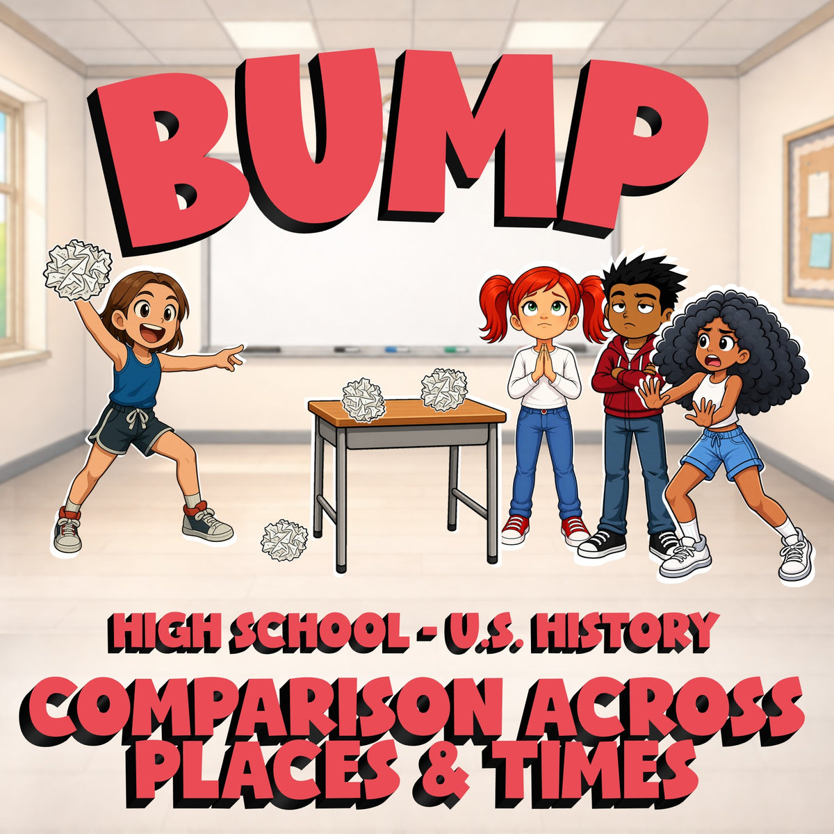 Comparison Across Places & Times BUMP U.S. History Game - No Prep Review