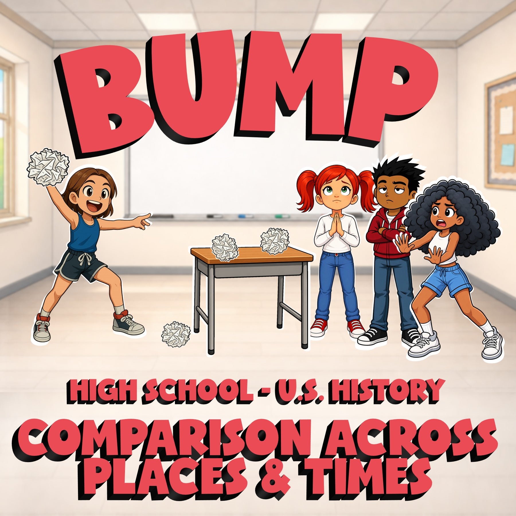 Comparison Across Places & Times BUMP U.S. History Game - No Prep Review