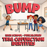 Trig Cofunction Identities BUMP Math Game - No Prep PreCalculus Review Activity