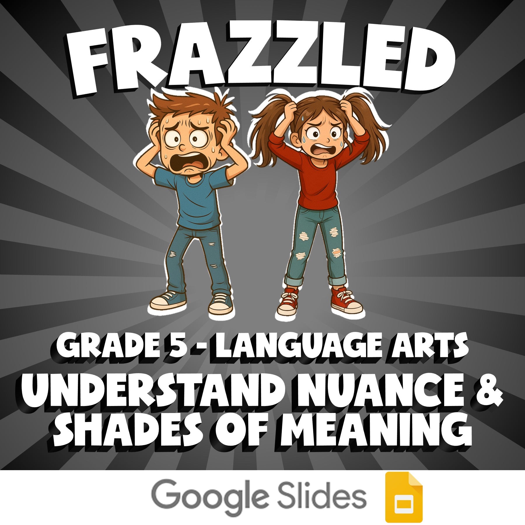 Understand Nuance & Shades of Meaning FRAZZLED ELA Game - No Prep Grade 5 Review
