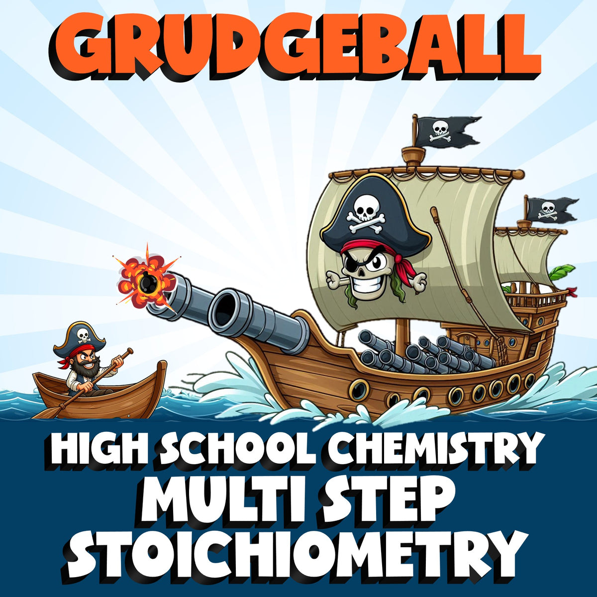 Multi Step Stoichiometry GRUDGEBALL Science Game - No Prep Chemistry Review