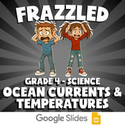 Ocean Currents & Temperatures FRAZZLED Science Game - No Prep Grade 4 Review