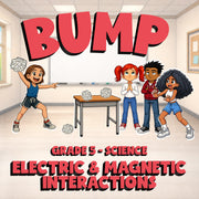 Electric & Magnetic Interactions BUMP Science Game - No Prep Grade 5 Review