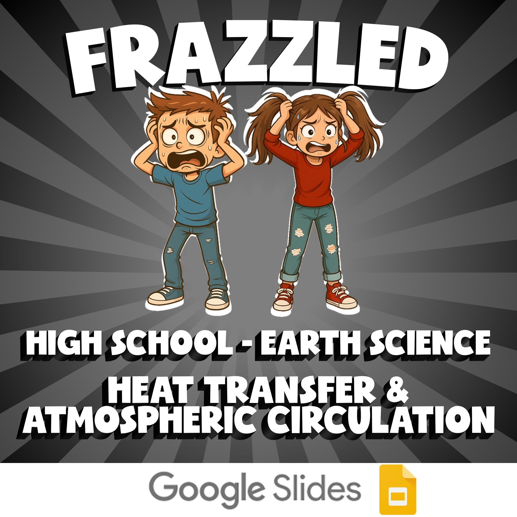 Heat Transfer & Atmospheric Circulation FRAZZLED Game - No Prep Earth Science