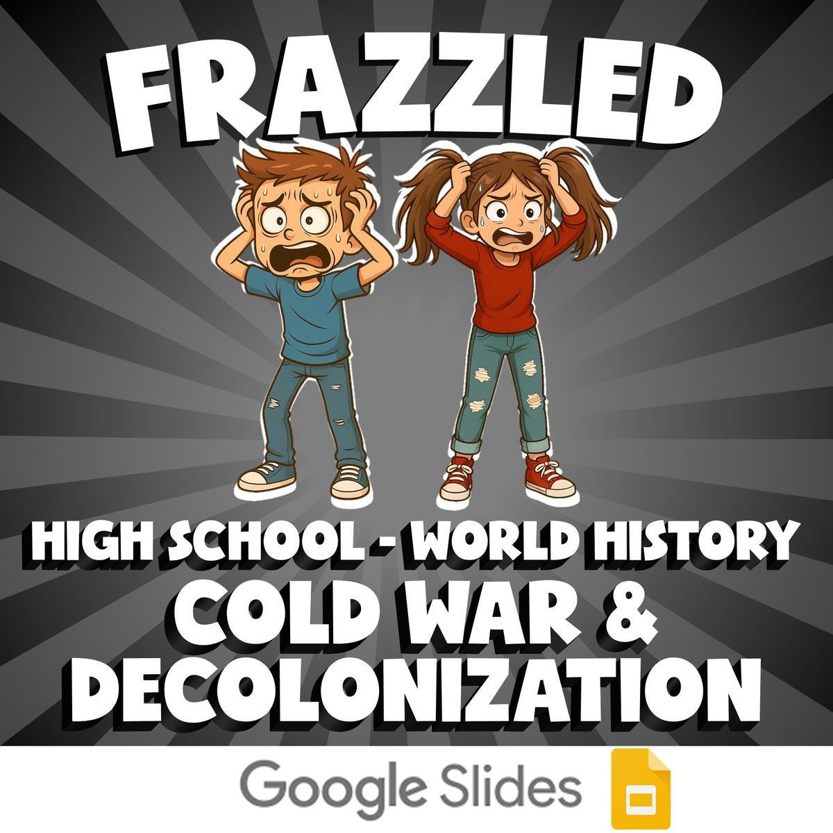 Cold War & Decolonization FRAZZLED Game - No Prep World History Review Activity