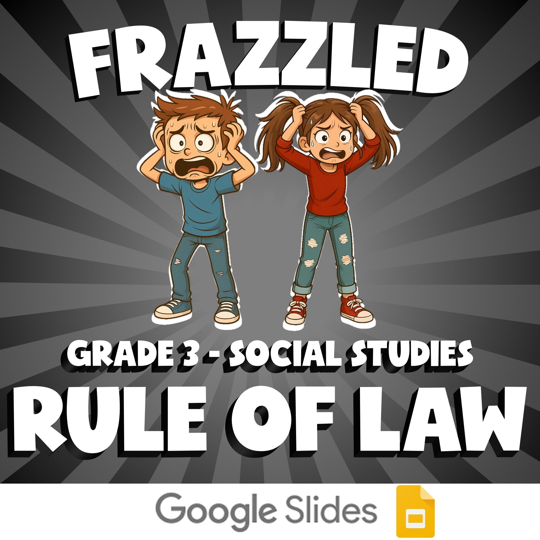Rule of Law FRAZZLED Socials Game - No Prep Grade 3 Review Activity