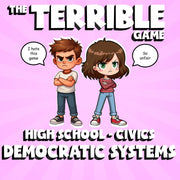 Democratic Systems THE TERRIBLE GAME - No Prep Civics Review Activity