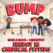 Energy in Chemical Systems BUMP Science Game - No Prep Chemistry Review Activity