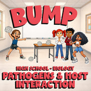 Pathogens & Host Interaction BUMP Science Game - No Prep Biology Review Activity